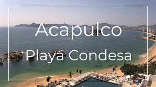 Acapulco, Guerrero En Vivo | Vista Panorámica de Playa Condesa