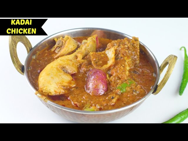 Kadai Chicken Recipe - Dhabha Style Spicy Chicken Curry | Easy INDIAN Kadhai Chicken Simple Curry | bharatzkitchen