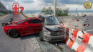 BeamNG.drive High-Speed Car Crashes #98 – Who Survives? screenshot 1