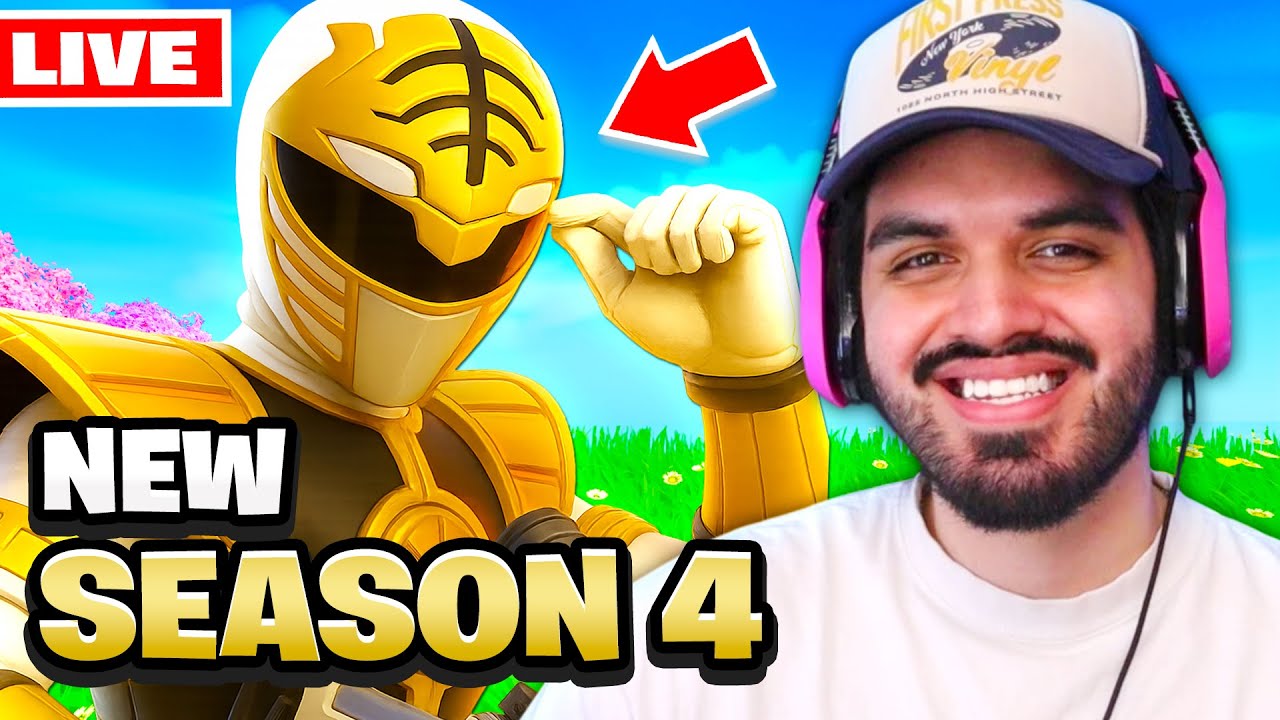 🔴LIVE - NEW FORTNITE SEASON 4 IS FINALLY HERE!! - YouTube