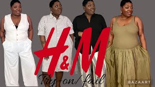 H&M Spring Try-on haul| it’s a fail #hm #fashion #plussizefashion #style #springfashion #ootd