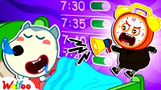 WakeyWake! Wake up with Clock Man | Kids Learn Good Habits | Wolfoo Channel New Episodes