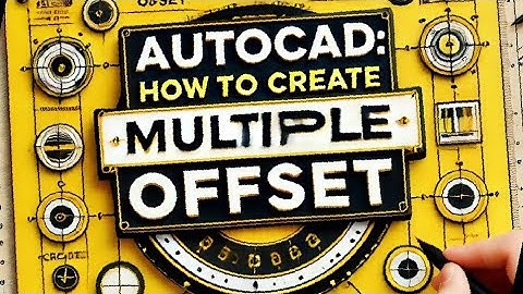 Autocad How to Create Multiple Offset | Tutorial urdu hindi 2025 | Nabeel Architect