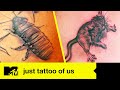 Would You Rather A Tattoo Of A Cockroach Or A Rat? | Just Tattoo Of Us