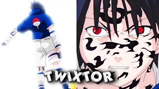 Naruto - Curse Mark Sasuke Twixtor 4K