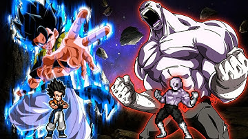 Gogeta TP V3 OP(All Form) VS Jiren Full Power OP in Jump Force Mugen