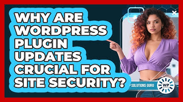 Why Are WordPress Plugin Updates Crucial For Site Security? - WP Solutions Guru