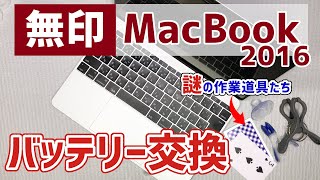 replace battery MacBook 12" 2016