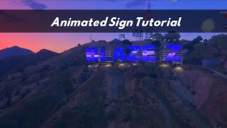 Animated Texture Sign FiveM (Greek Tutorial)