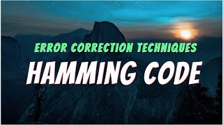 Hamming Code  - Error Correction Techniques || Computer Networks || BANGLA Lecture