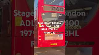 Stagecoach London Adl Enviro 400 19793 Lx11 Bhl Route 287