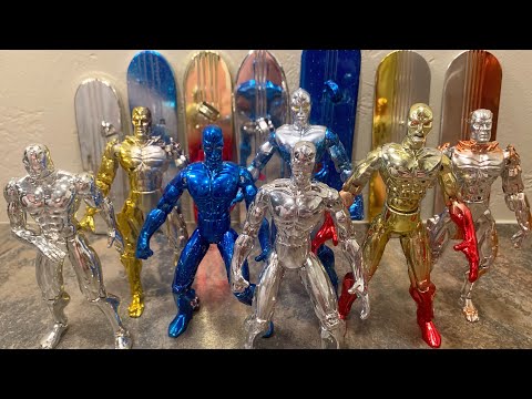 90's ToyBiz Silver Surfers! - YouTube