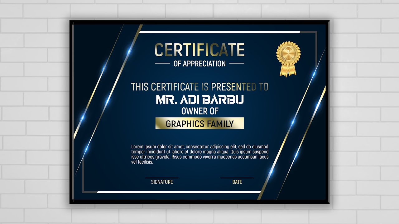 Made certificate