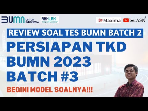 SOAL BUMN BATCH 3 2023 PART 1 |  PERSIAPAN TES FHCI BUMN