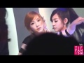 SNSD TaeNy - When Manager hwang stares at the kid leader~