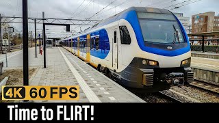 Train Cab Ride NL / Time to FLIRT! / Dordrecht - &#39;s-Hertogenbosch / FLIRT Sprinter / February 2023