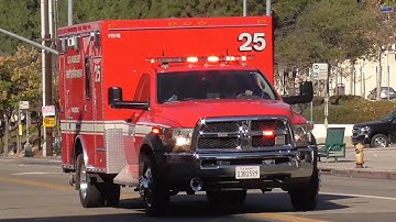 LAFD Old Rescue 25 Transporting