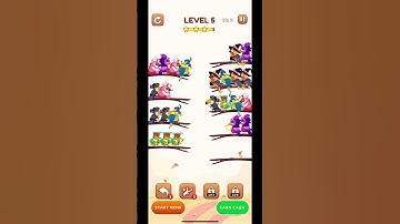 Bird Sort 2  |  Level 5  #games #iosgames #birdsort #gaming #puzzlegame