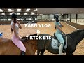 Barn vlog & making tiktoks behind the scenes!