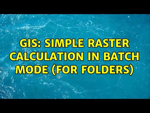 GIS: Simple raster