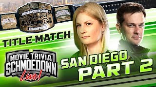 Cushing vs Kalinowski 3! Innergeekdom Title Match - Movie Trivia Schmoedown Live from Comic-Con