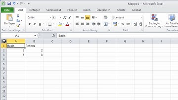 100 Excel 2010 Funktionen - Die Funktion POTENZ