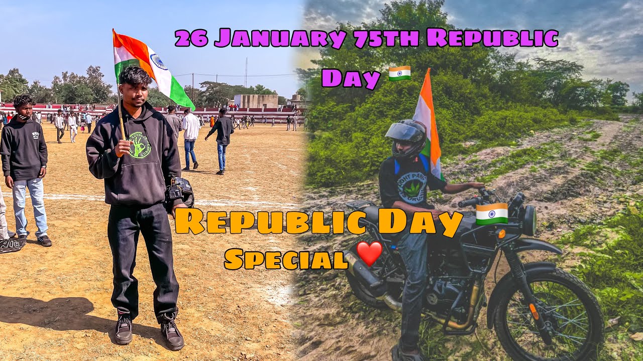 Republic Day special Ride 🇮🇳 2024 // 75th Republic Day - YouTube