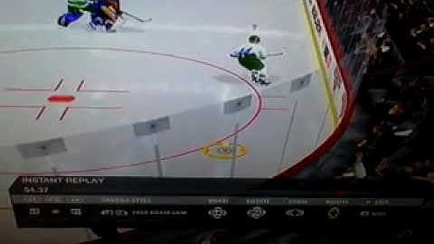 Awful NHL11 own goal in empty net