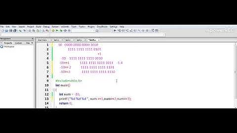 bitwise operators in c/bitwise negative number right shifting