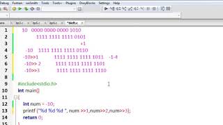 bitwise operators in c/bitwise negative number right shifting