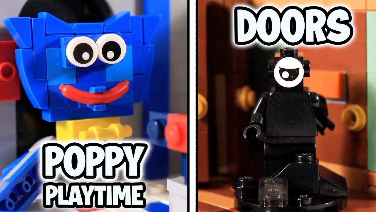 How To Build LEGO All Roblox Doors Scary characters 