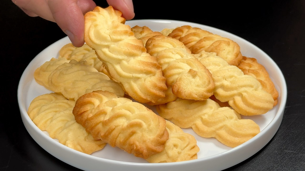 Nur 5 Minuten und Minimum Zutaten! Jeden Tag verzehrfertig! Kekse die auf der Zunge zergehen!