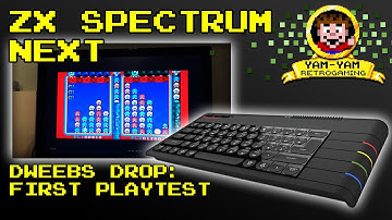ZX Spectrum Next - First real hardware review of Dweebs Drop