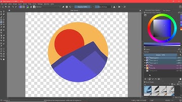 KRITA - Lesson 06 - Layers, Organizing Layers, Alpha Lock, Alpha Inheritance, Groups Creation