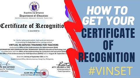 GET YOUR VIRTUAL IN-SET 2.0 CERTIFICATE OF RECOGNITION