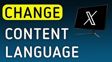 How To Change Content Language On X (Twitter) App On PC (New Update)