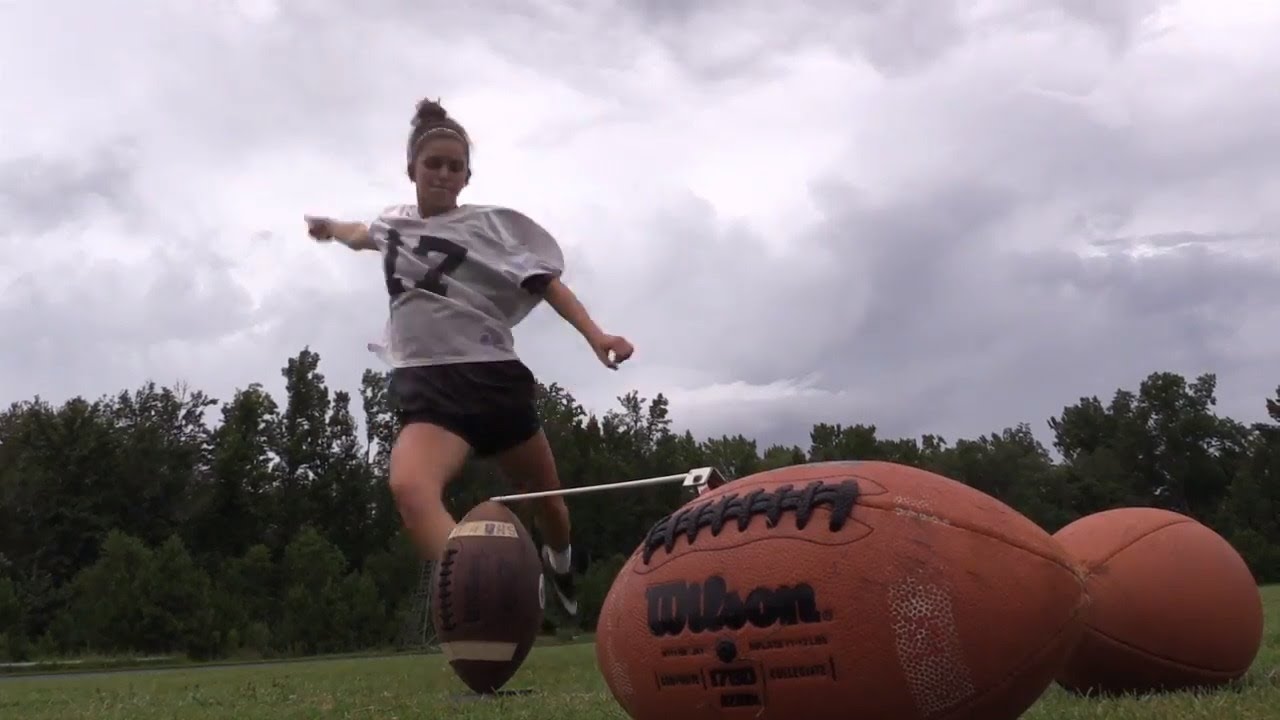 First girl joins Howard High football team YouTube