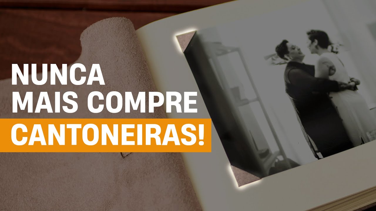 Aprenda a fazer CANTONEIRAS para ÁLBUM DE FOTOS de forma FÁCIL e BARATA! - Dá pra fazer!