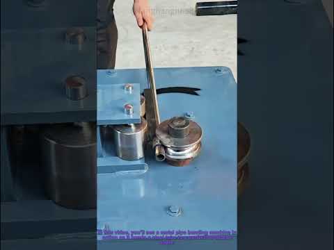 Metal Pipe Bending Machine Bend Steel Tube To 90 Degrees