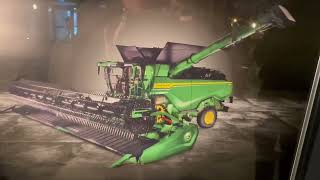 FARM UPDATE 207 PART 1 & INTRO OF JOHN DEERE COMBINE FACTORY, HEDGE CUTTING, POND IS FULL
