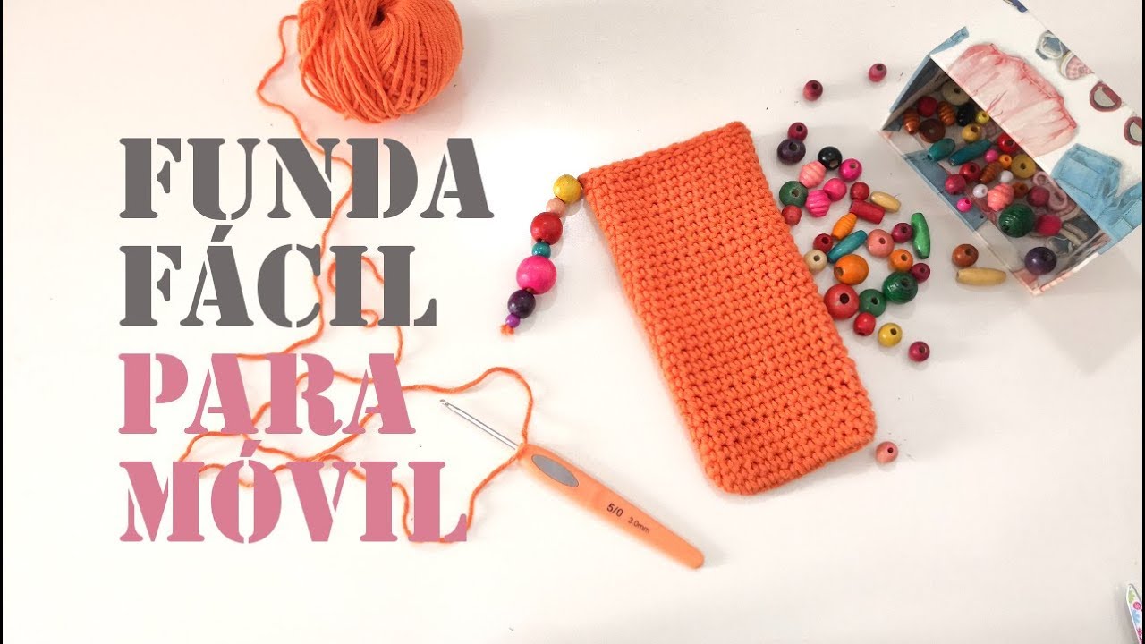 FUNDA MOVIL A CROCHET - CROCHET PRINCIPIANTES