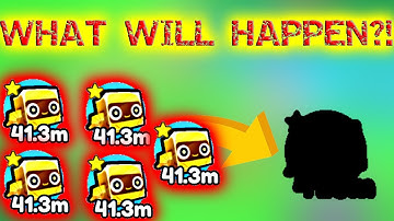 WHAT HAPPENS WHEN YOU FUSE 5 GOLDEN ROBOTS?! Pet Simulator X