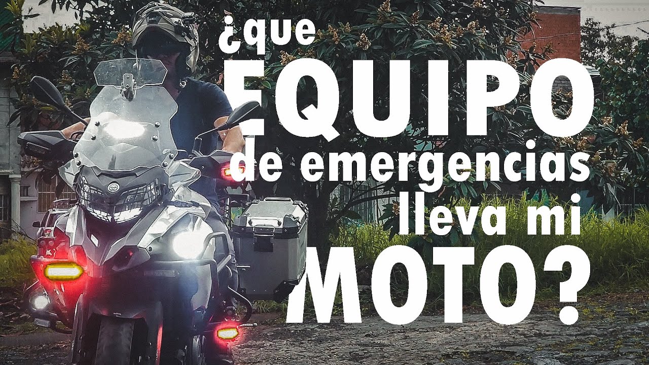 ¿que EQUIPO para EMERGENCIAS lleva mi MOTO?  l  Benelli TRK 502X  l   paramédico en moto