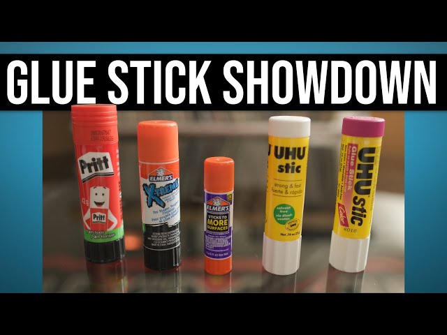 WHICH GLUE STICK IS BEST? // DIY APPROACH: gluing labels to