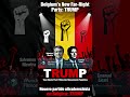 "Nace el nuevo partido ultraderechista belga “TRUMP”": #PartidoTRUMP #UltraderechaEuropa #Populismo