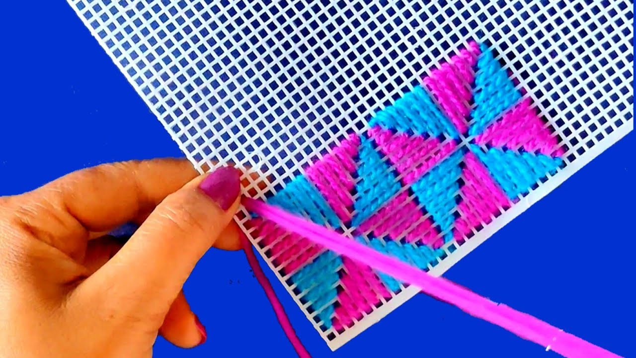 BEAUTIFUL CANVAS AND LATEST PLASTIC CANVAS DESIGN IDEA FOR PURSE 👛