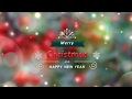 Clean simple Christmas Celebration PowerPoint template