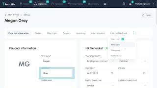Onbee.app: Managing Personal Data Changes and Event Logging screenshot 4