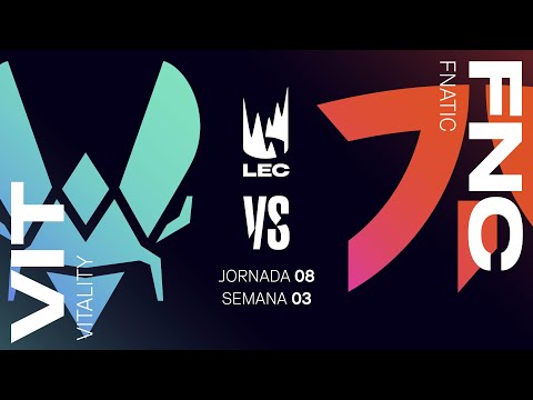 TEAM VITALITY VS FNATIC - MAPA 2 - JORNADA 8 - SEMANA 3 - LEC - PRIMAVERA 2025 - LEAGUE OF LEGENDS