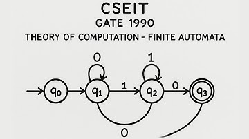 CSEIT GATE 1990: Theory of Computation - Finite Automata
